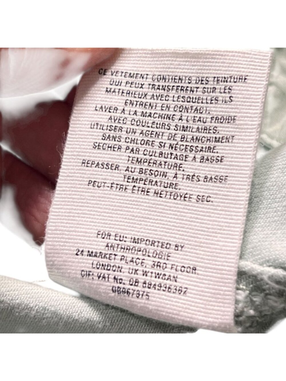 Anthropologie Pilcro and LetterPress High Rise Flare Cropped Jeans 29 Green Tabs - Picture 8 of 16
